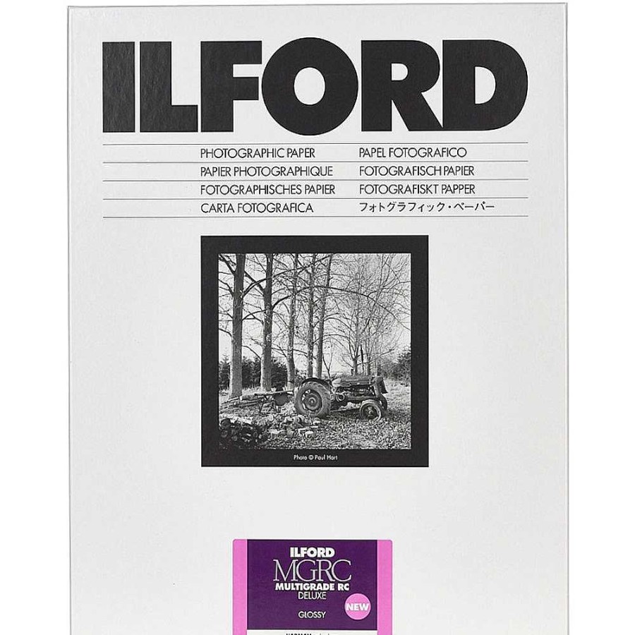 Ilford Ilford 8.5 X 11 In. Multigrade Rc Deluxe Paper (Glossy, 250 Sheets) Film & Darkroom