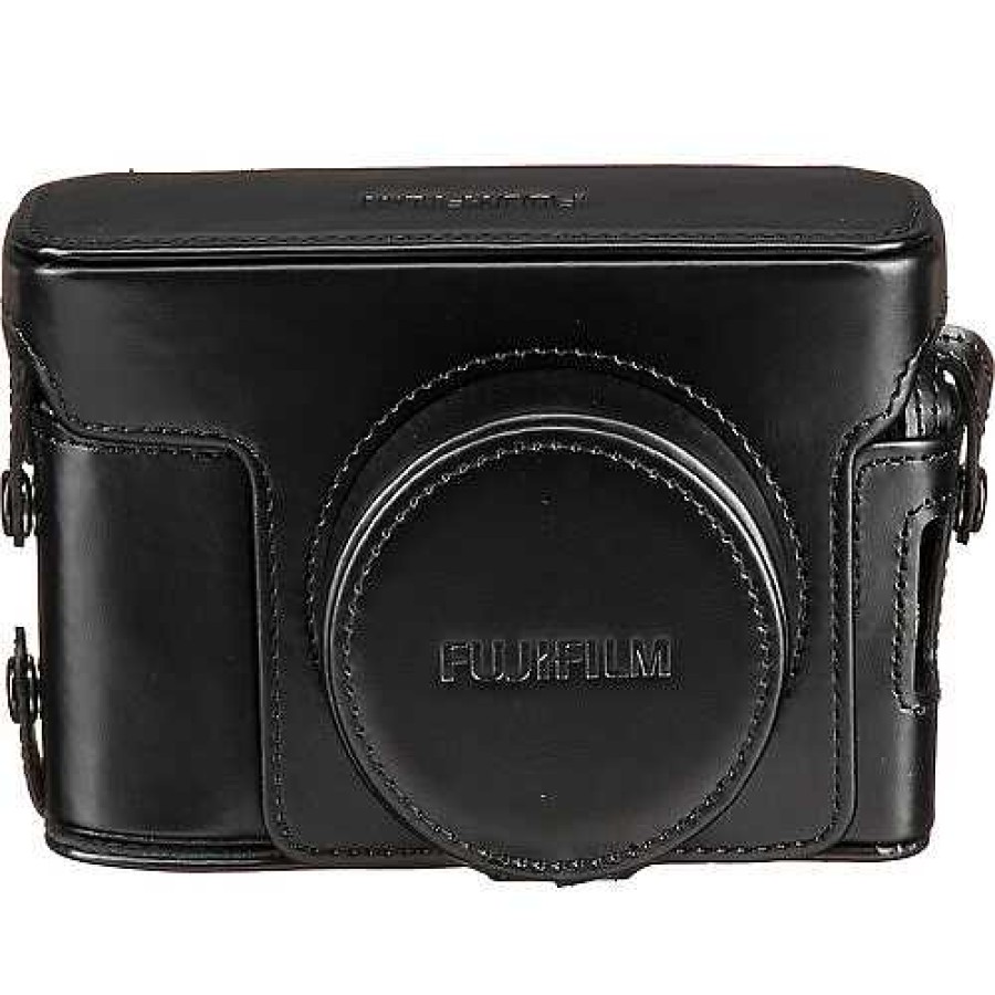 Fujifilm Fujifilm Lc-X100V Leather Case (Black) Camera Bags