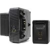 CoreSWX Coreswx Nano Micro 98Wh Lithium-Ion 2-Battery Kit With Dual Travel Charger (Gold Mount) Batteries & Adapters