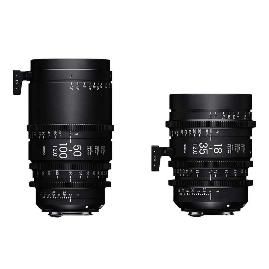 Sigma Sigma 18-35Mm And 50-100Mm Cine High-Speed Zoom Lenses For Canon Ef Mount With Case Digital Cinema Lenses