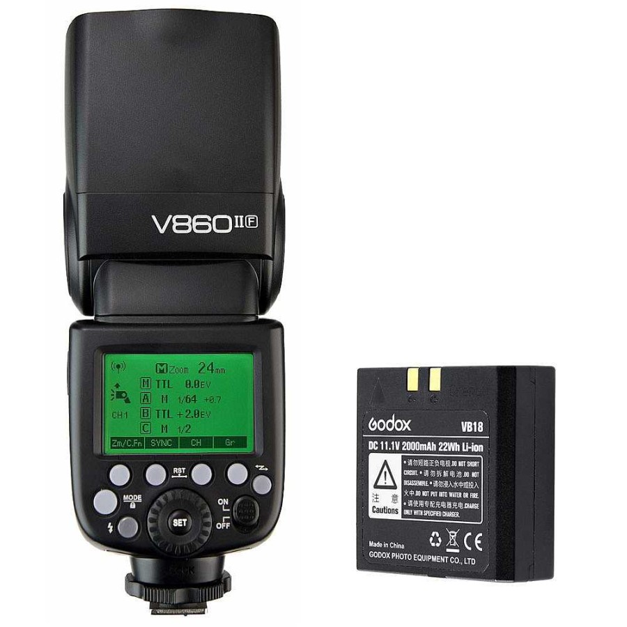 Godox Godox Ving V860Iif Ttl Li-Ion Flash Kit For Fujifilm Cameras Flashes & Accessories